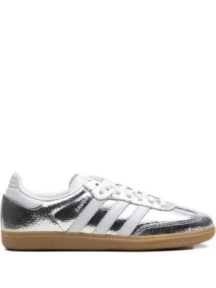 Adidas Samba OG – Silver Metallic / Cloud White / Core White